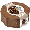 Eco-Wood-Art Puzzle in legno colorato - leone 28 x 31 cm