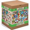 OEM Puzzle di legno Holzstadt XL, 1010 pezzi, palle di neve