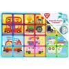 Teddies Lavagna magnetica puzzle trasporto plastica 12 pezzi in scatola 24m+