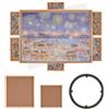 StarTech Tavola da puzzle con 2000 pezzi, cavalletto per puzzle con rotazione di 360° Tavola in legno di pino, tavola da puzzle da 1045 x 760 x 50 mm con 6 cassetti estraibili - divertimento da puzzle per adulti e bambini