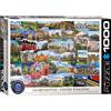 Empireposter puzzle da 1000 pezzi - Puzzle - Destinazioni da sogno in Gran Bretagna + Cornice in alluminio per puzzle da 1000 pezzi