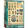 Empireposter puzzle da 1000 pezzi - Puzzle - Antico Egitto + Puzzle cornice in alluminio per 1000 pezzi