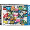 Empireposter puzzle da 1000 pezzi - Puzzle - Volkswagen Bus Funky Jam + Puzzle cornice in alluminio per 1000 pezzi