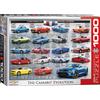 Empireposter puzzle da 1000 pezzi - Puzzle - Chevrolet Camaro Evolution + Puzzle cornice in alluminio per 1000 pezzi
