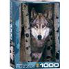 Empireposter puzzle da 1000 pezzi - Puzzle - Natura selvaggia Lupo grigio + Set di 3 accessori per puzzle DeLuxe