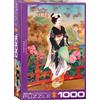 Empireposter puzzle da 1000 pezzi - Puzzle - Haruyo Morita - Japan Kimono Art -Higasa + Puzzle Telaio in alluminio per 1000 pezzi