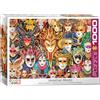 Empireposter puzzle da 1000 pezzi - Puzzle - Maschere veneziane + set di 3 accessori per puzzle
