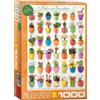 Empireposter puzzle da 1000 pezzi - Puzzle - Meravigliosi cactus e piante grasse della natura + cornice in alluminio per puzzle da 1000 pezzi