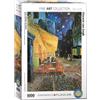 Empireposter puzzle da 1000 pezzi - Puzzle - Terrazza del caffè di sera di Vincent van Gogh + set di 3 accessori per puzzle DeLuxe