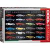 Empireposter puzzle da 1000 pezzi - Puzzle - Lamborghini la leggenda + Puzzle telaio in alluminio per 1000 pezzi
