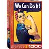 Empireposter puzzle da 1000 pezzi - Puzzle - Possiamo farlo - American Classics + Puzzle cornice in alluminio per 1000 pezzi