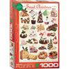 Empireposter puzzle da 1000 pezzi - Puzzle - Dolci natalizi + cornice in alluminio per puzzle da 1000 pezzi