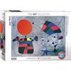Empireposter puzzle da 1000 pezzi - Puzzle - Miro - Il sorriso delle ali stravaganti + Puzzle cornice in alluminio da 1000 pezzi