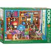 Empireposter puzzle da 1000 pezzi - Puzzle - La favolosa stanza dei lavori a maglia + cornice in alluminio per 1000 pezzi