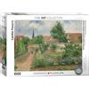 Empireposter puzzle da 1000 pezzi - Puzzle - Pissaro - Orto a Eragny + Puzzle telaio in alluminio per 1000 pezzi