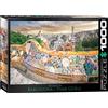 Empireposter puzzle da 1000 pezzi - Puzzle - Barcellona Park Güell + set di 3 pezzi DeLuxe Accessori per puzzle
