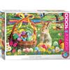 Empireposter puzzle da 1000 pezzi - Puzzle - Coniglietto di Pasqua + cornice in alluminio per puzzle da 1000 pezzi