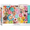 Empireposter puzzle da 1000 pezzi - Puzzle - Deliziose ciambelle in colori vivaci + cornice in alluminio per puzzle da 1000 pezzi