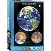 Empireposter puzzle da 1000 pezzi - Puzzle - La terra con dati e sezione trasversale + Puzzle in alluminio per 1000 pezzi