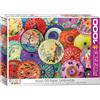 Empireposter puzzle da 1000 pezzi - Puzzle - ombrelli di carta asiatici + cornice in alluminio per puzzle da 1000 pezzi