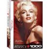 Empireposter puzzle da 1000 pezzi - Puzzle - Marilyn Monroe in rosso + cornice in alluminio per puzzle da 1000 pezzi