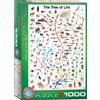 Empireposter puzzle da 1000 pezzi - Puzzle - L'albero della vita + cornice in alluminio per puzzle da 1000 pezzi