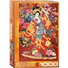 Empireposter puzzle da 1000 pezzi - Puzzle - Japan Kimono Art -Agemaki di Haruyo Morita + set di 3 pezzi DeLuxe Accessori per puzzle