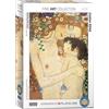 Empireposter puzzle da 1000 pezzi - Puzzle - Gustav Klimt - Madre e figlio + cornice in alluminio per puzzle da 1000 pezzi