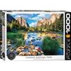 Empireposter puzzle da 1000 pezzi - Puzzle - Parco nazionale di Yosemite + cornice in alluminio per puzzle da 1000 pezzi