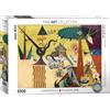 Empireposter puzzle da 1000 pezzi - Puzzle - Miro - Il campo coltivato + cornice in alluminio per 1000 pezzi
