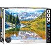 Empireposter puzzle da 1000 pezzi - Puzzle - Lago di montagna nelle Montagne Rocciose + Set di 3 accessori per puzzle DeLuxe