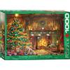 Empireposter puzzle da 1000 pezzi - Puzzle - Natale festoso con i Labrador di Dominic Davison + cornice in alluminio per 1000 pezzi