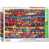Empireposter puzzle da 1000 pezzi - Puzzle - Coperte colorate in lana peruviana + cornice in alluminio per puzzle da 1000 pezzi