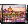 Empireposter puzzle da 1000 pezzi - Puzzle - Quebec da sogno + cornice in alluminio per puzzle da 1000 pezzi