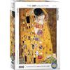 Empireposter puzzle da 1000 pezzi - Puzzle - Il bacio di Gustav Klimt + cornice in alluminio per 1000 pezzi