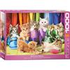 Empireposter puzzle da 1000 pezzi - Puzzle - Gattini giocosi + Cornice in alluminio per puzzle da 1000 pezzi