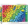 Empireposter puzzle da 1000 pezzi - Puzzle - Arcobaleno luminoso di farfalle + set di 3 accessori per puzzle