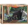 Empireposter puzzle da 1000 pezzi - Puzzle - Il primo viaggio della famiglia degli orsi + cornice in alluminio per 1000 pezzi