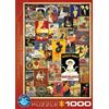 Empireposter puzzle da 1000 pezzi - Puzzle - Classici manifesti pubblicitari vintage + cornice in alluminio per puzzle da 1000 pezzi
