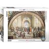 Empireposter puzzle da 1000 pezzi - Puzzle - La scuola di Atene di Raffaello + set di 3 accessori per puzzle DeLuxe