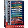 Empireposter puzzle da 1000 pezzi - Puzzle - Ford Mustang Evolution 50 anni + Set DeLuxe di 3 accessori per puzzle