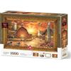 ART PUZZLE Puzzle con cornice e colla 3in1 Dietro il sole 1000 pezzi