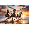 WOODEN CITY Puzzle in legno Cavalli selvaggi sulla spiaggia 4000 pezzi