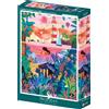 Pieces & Peace Pezzi del Puzzle & Pace - Fondali Marini Colorati - 1000 pezzi