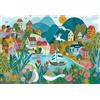 Pieces & Peace - Puzzle "Villaggio costiero" - 1000 pezzi
