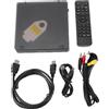 Gistuch Lettore DVD, interfaccia multimediale HD, uscita AV per tutte le regioni con telecomando per la visualizzazione su proiettore TV