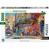 Nathan 3000-piece Puzzle - In the Streets of Paris - Ages 14+ - Superior Quality - Perfect Fit - Nostalgia Collection - 12001870