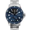 Withings Smartwatch Withings Scanwatch Horizon SpO2 sportivo GPS 43mm Blu/Argento [IZWWHOBL]