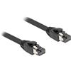 Delock Cavo di rete Delock S/FTP Cat.8.1 LSZH 24AWG 0.5m Nero [80232]