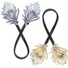 Vesavifaka 2 pezzi Dutt Maker Crystal Hair Bun Maker, creatore di chignon, creatore di chignon francese per donne, Volummi elastico per capelli, accessori per capelli per donne e ragazze
